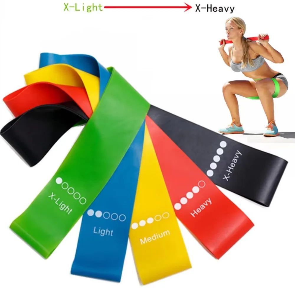5-Level Elastic Resistance Bands Set