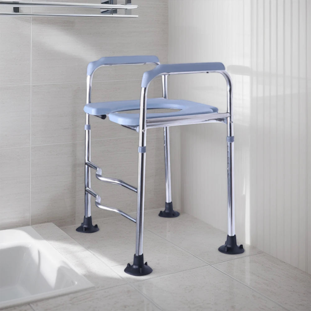 Raised Toilet Seat with Armrests