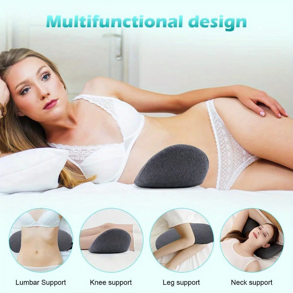 Memory Foam Lumbar Pillow for Lower Back Support