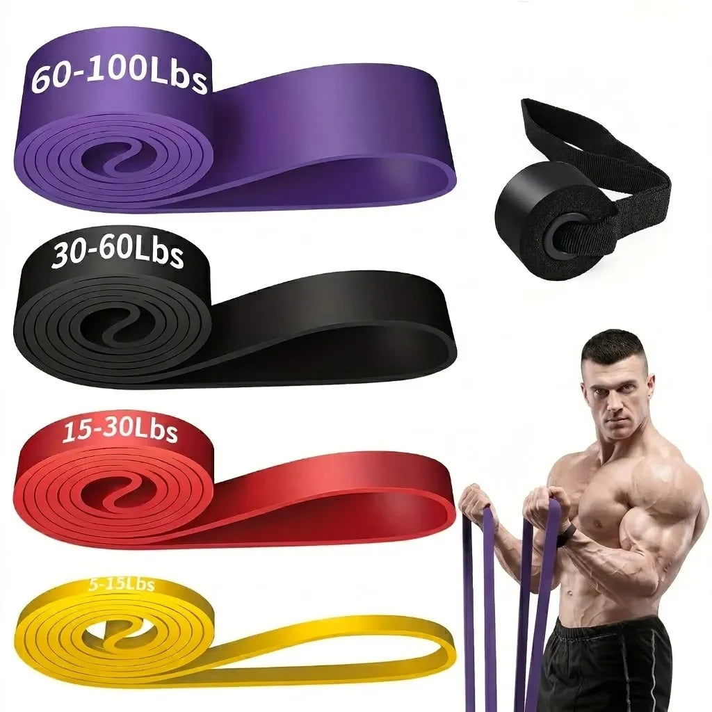 5-Piece Resistance Band Set with Door Anchor