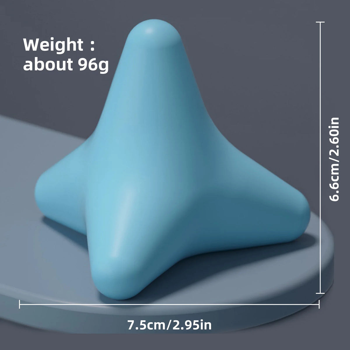 Four-Pointed Silicone Massage Ball