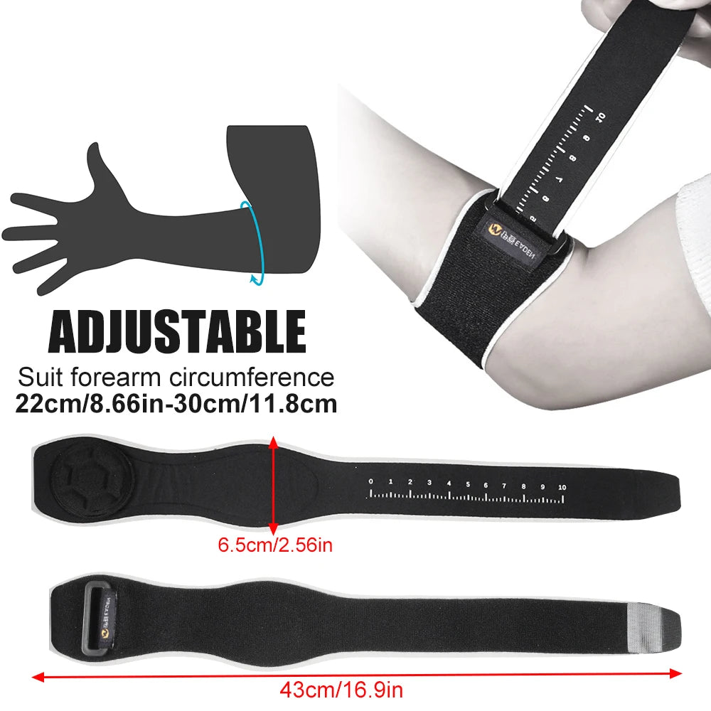 Adjustable Elbow Brace with Removable Pad