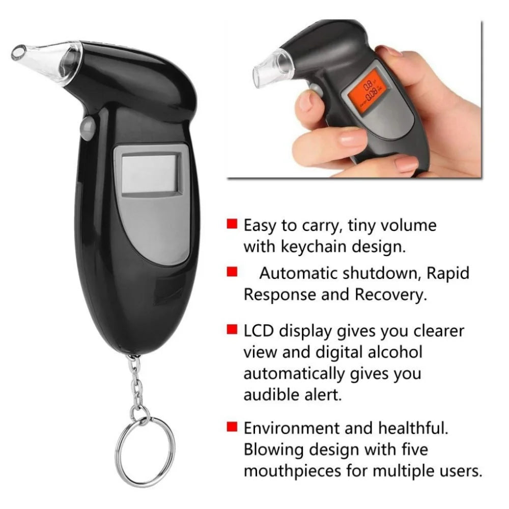 Portable Digital Breath Alcohol Tester