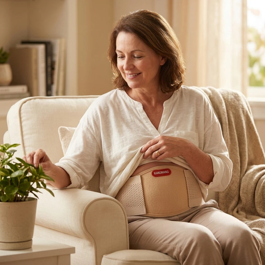 Adult Abdominal Support Belt with Removable Pads