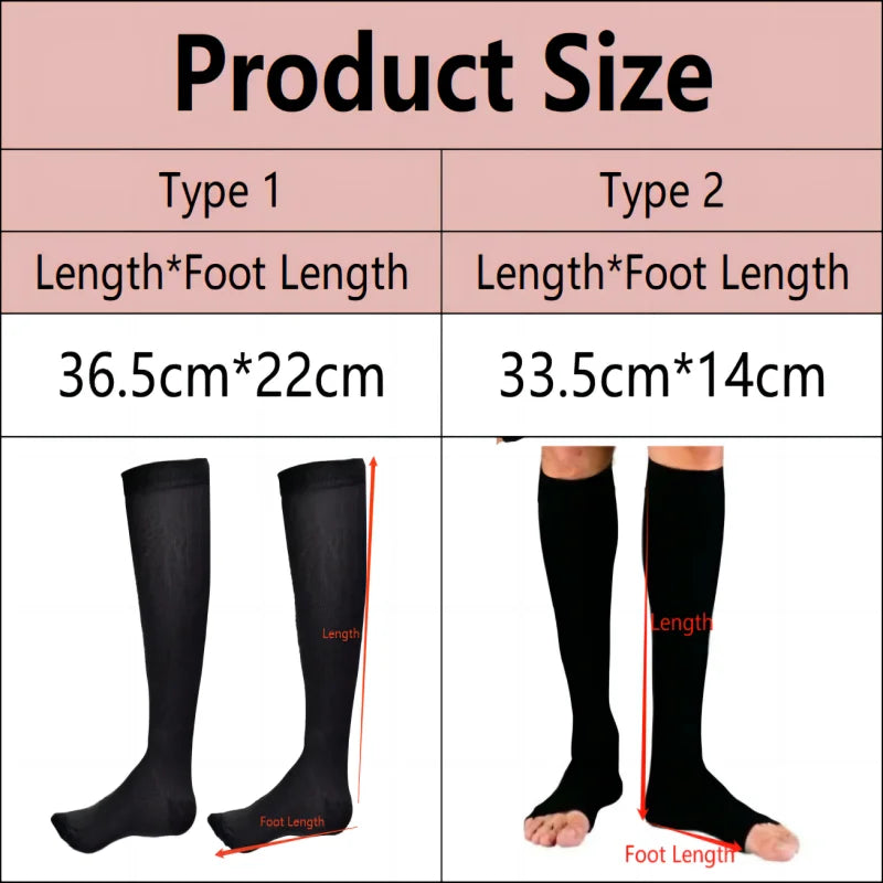 Unisex Knee-High Compression Stockings
