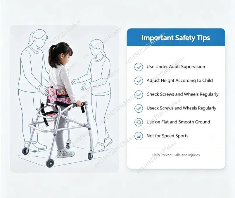 Children's Four-Wheeled Walker