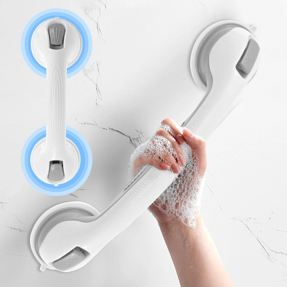 Suction Bathroom Grab Bars for Shower and Bathtub