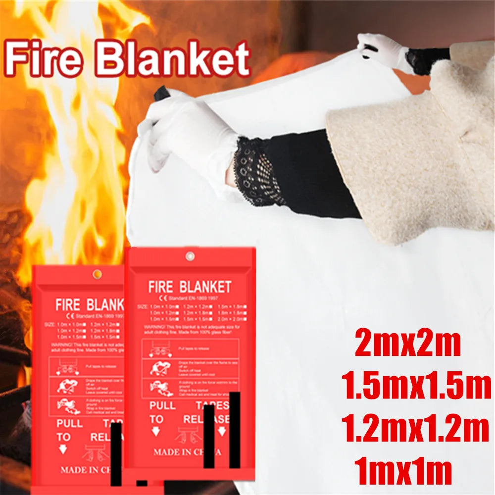 Fiberglass Fire Blanket for Kitchen & Home