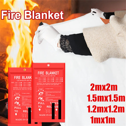 Fiberglass Fire Blanket for Kitchen & Home