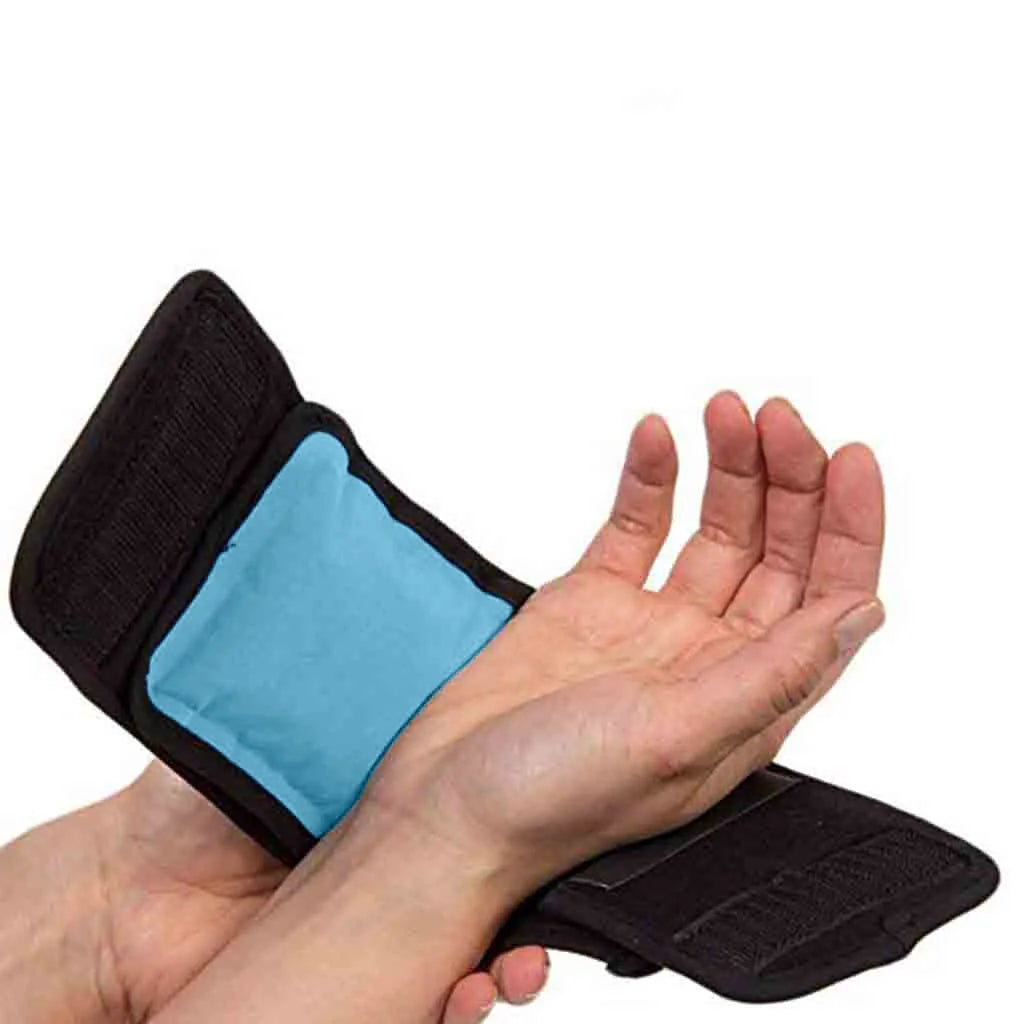 Reusable Gel Ice Pack with Strap for Hand, Foot, Wrist and Elbow