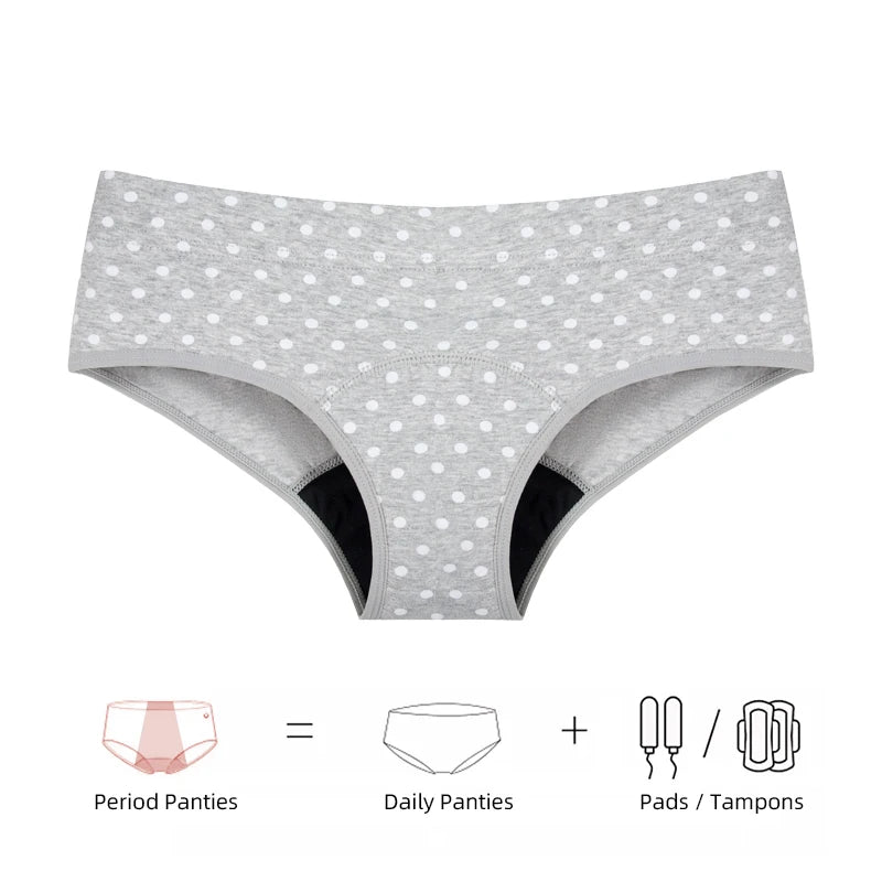 Leakproof Mid-Rise Incontinence Panties for Women