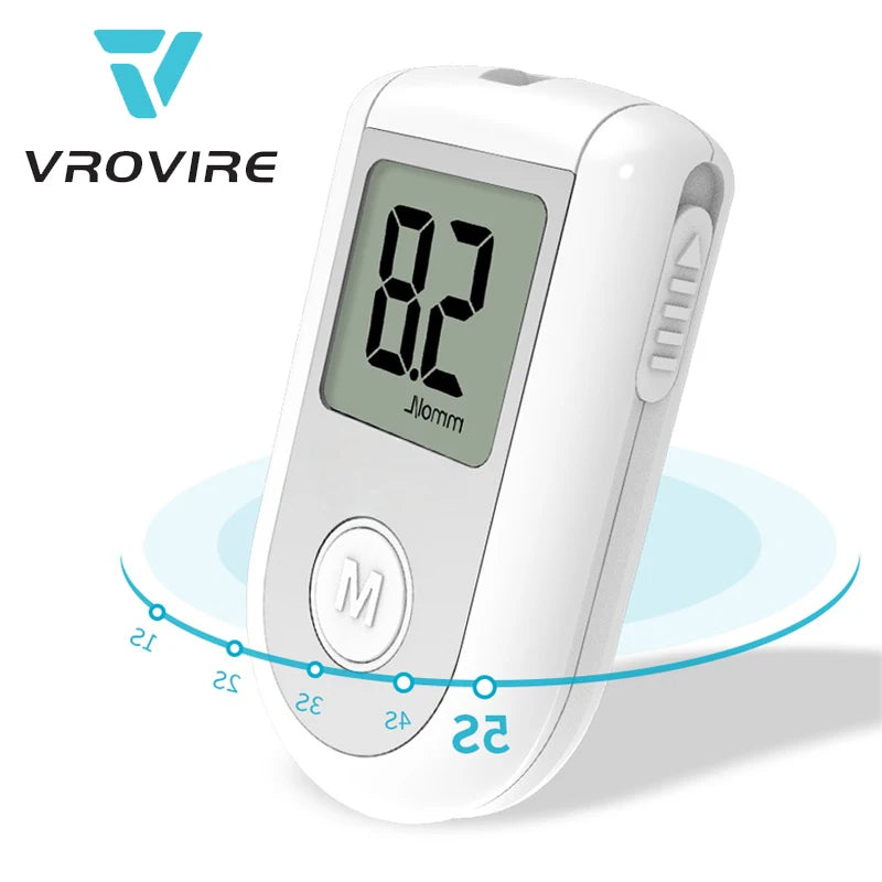 Blood Glucose Meter Kit with Strips and Lancets