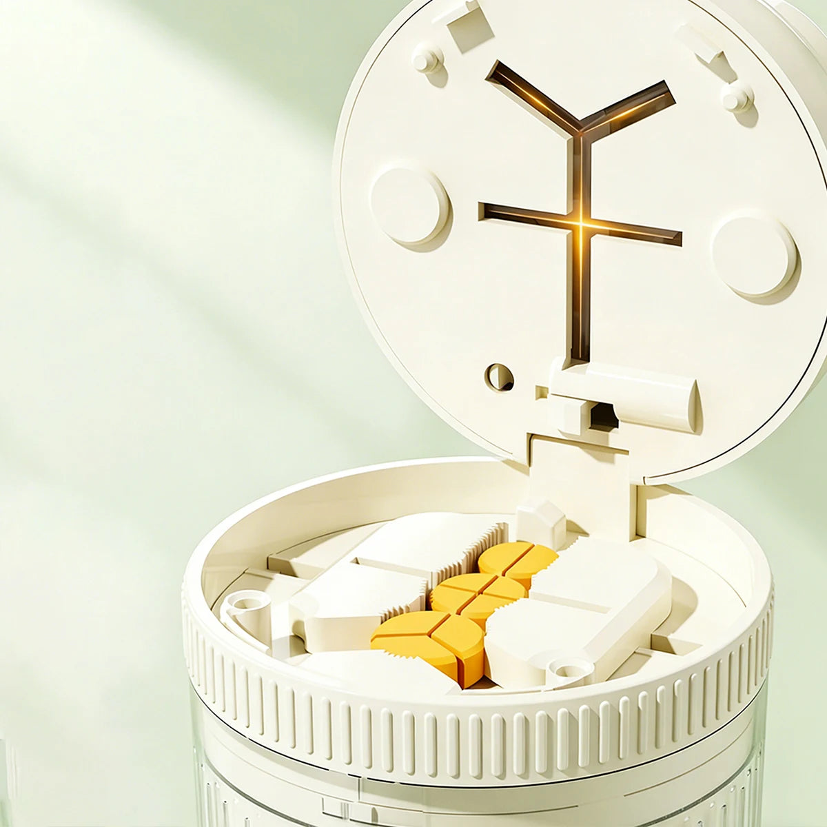 Portable Pill Splitter, Cutter and Grinder with Pill Box