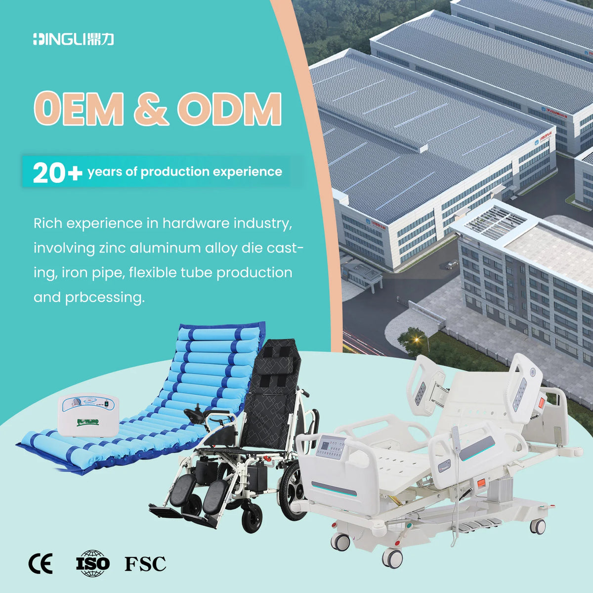 Folding Manual Wheelchair with Flip Armrests