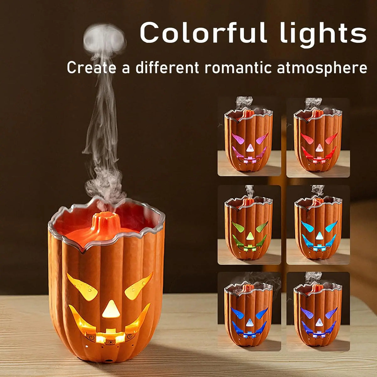 Pumpkin Aromatherapy Humidifier with Remote and Timer