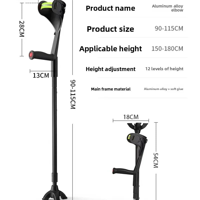 Adjustable Foldable Forearm Crutches