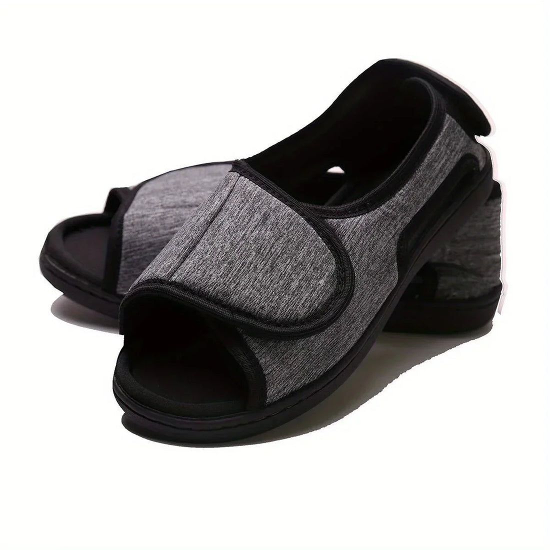 Open-Toe Extra-Wide Home Shoes