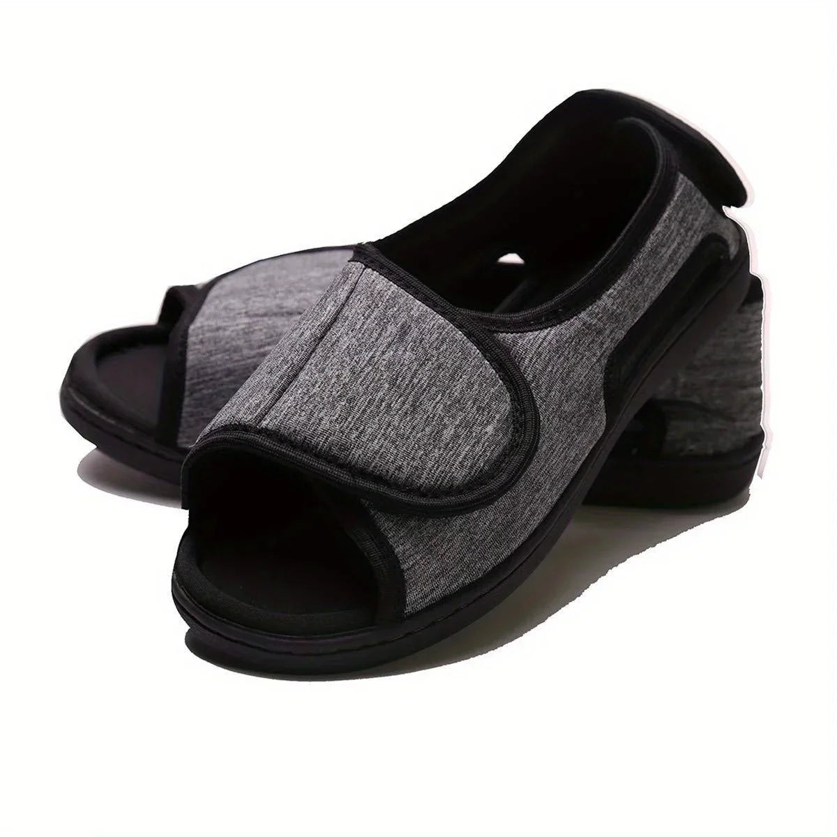Open-Toe Extra-Wide Home Shoes
