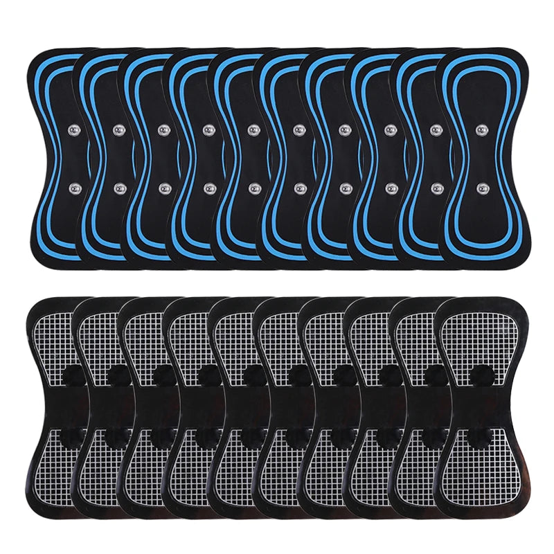 Reusable EMS TENS Electrode Pads for Neck Devices