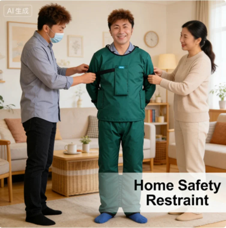 Full-Body Patient Restraint Gown