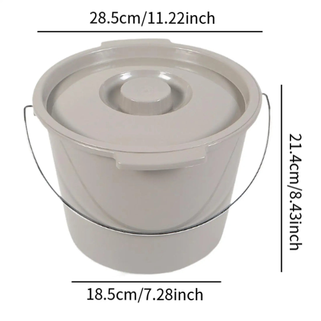 Portable Toilet Bucket with Lid