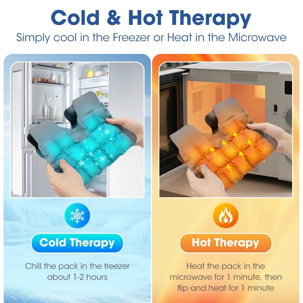 Reusable Knee Hot and Cold Gel Pack Wrap