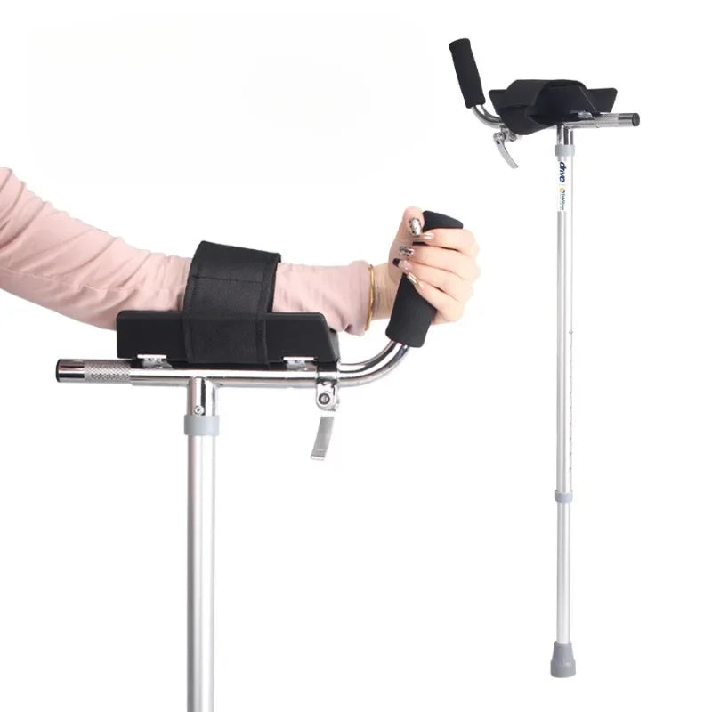 Forearm Crutch with Adjustable Handrail