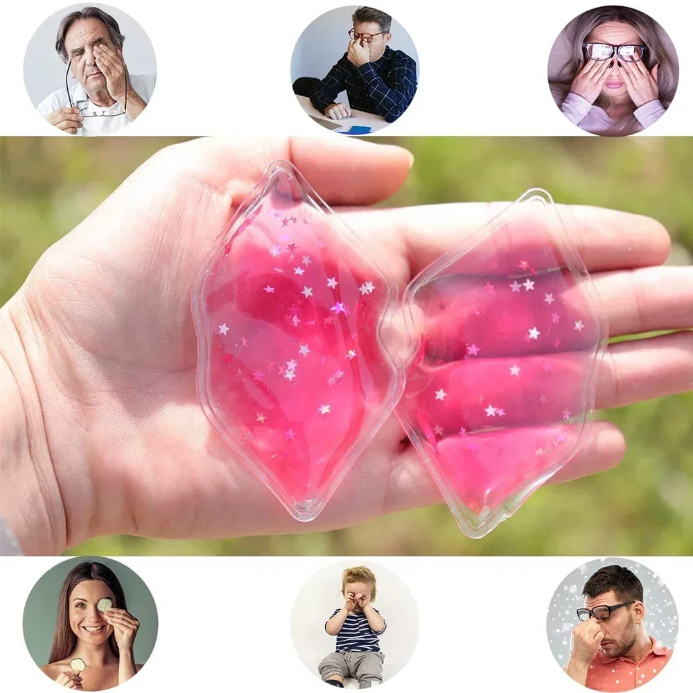 Reusable Lip Gel Cold Packs, 6-Piece Set