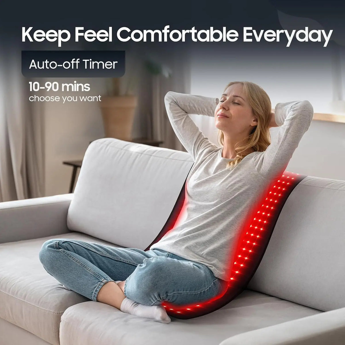 Large Red Light Therapy Pad with 420 LEDs
