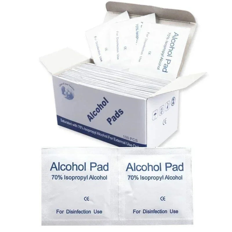 70% Alcohol Prep Pads for Phone Cleaning, 100 Count