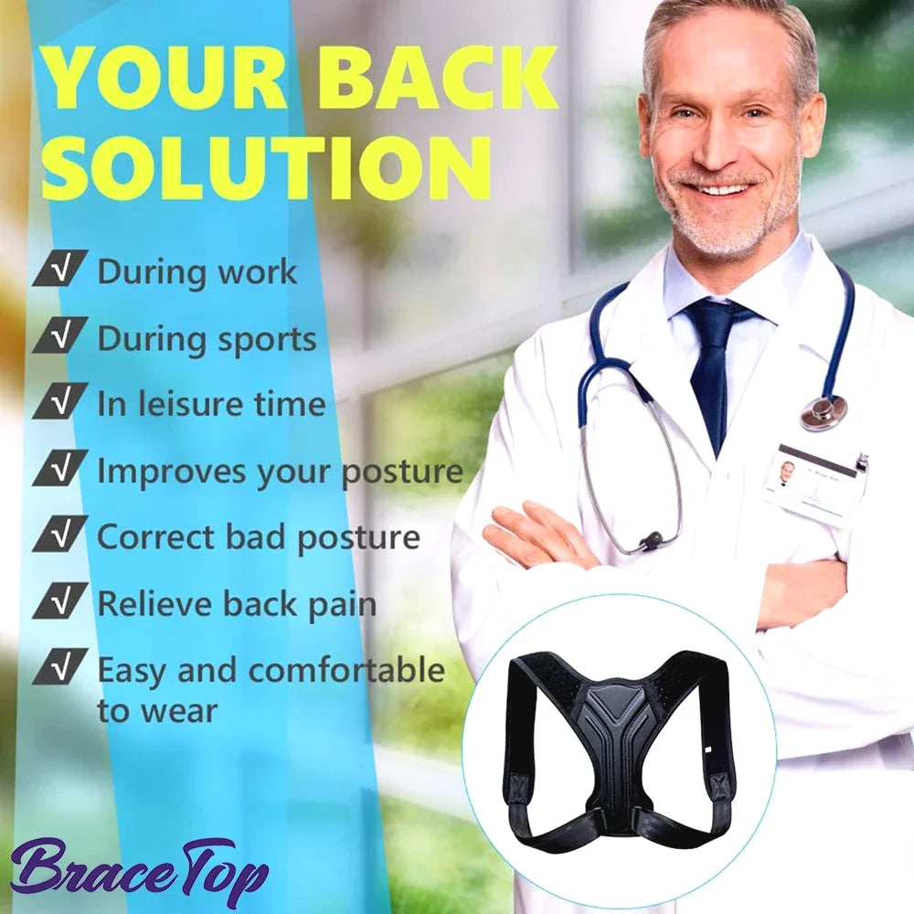 Adjustable Back and Shoulder Posture Corrector