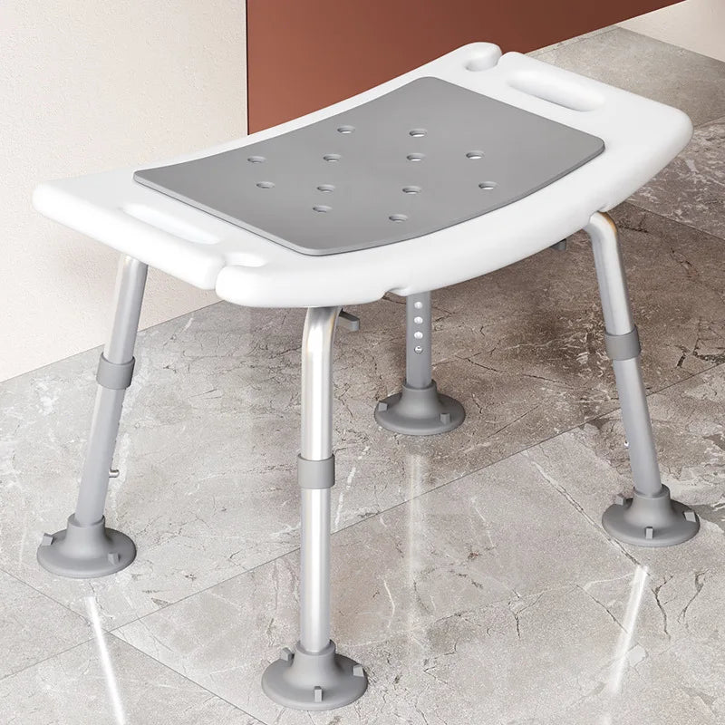 Height-Adjustable Cushioned Bath Stool