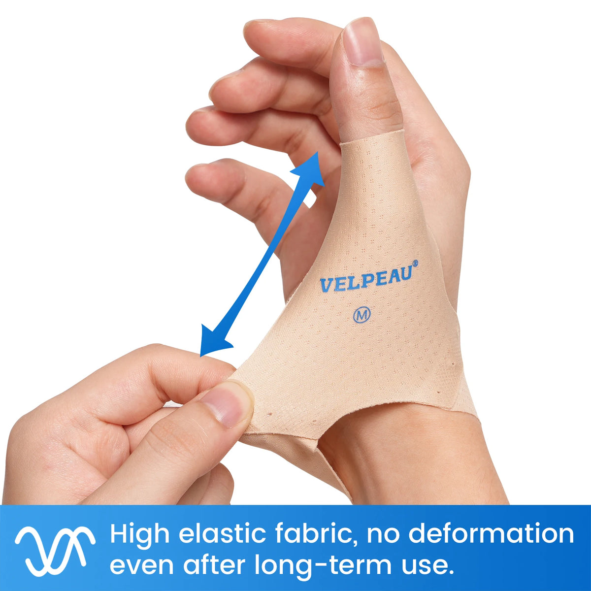 Medwell Elastic Thumb Support Brace, Left and Right Hand