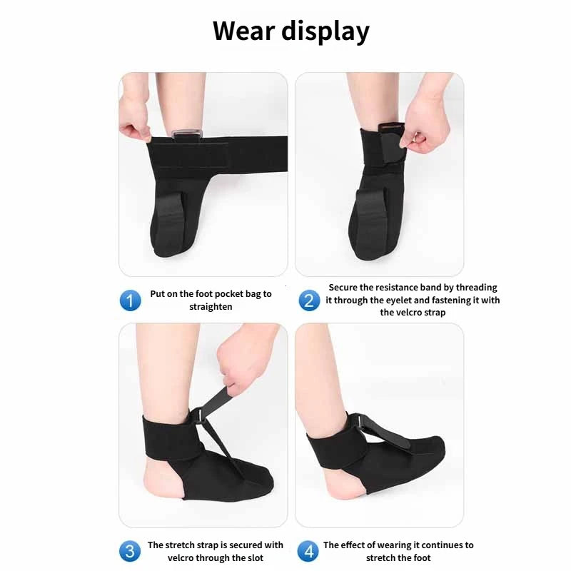 Adjustable Ankle Brace for Night Support
