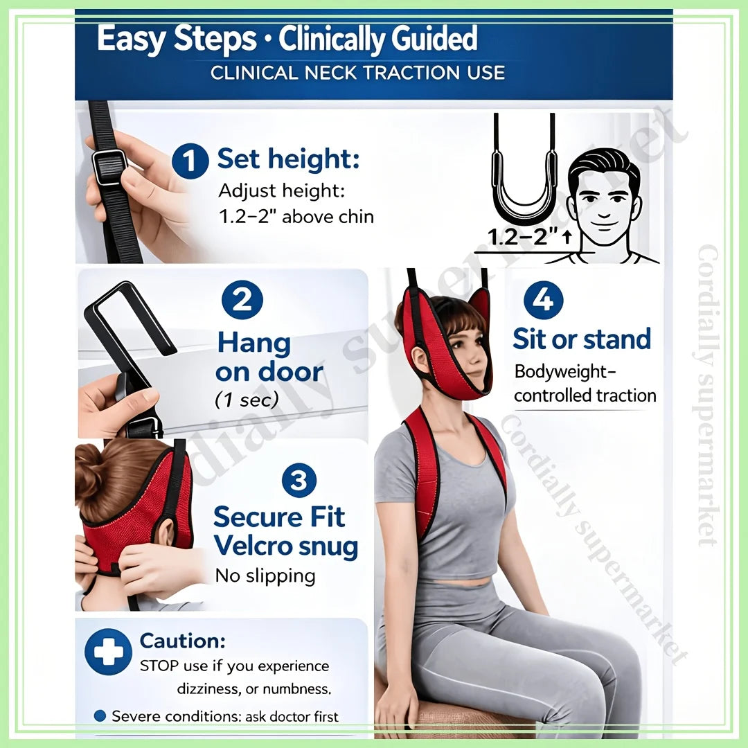 Door-Hanging Cervical Neck Brace