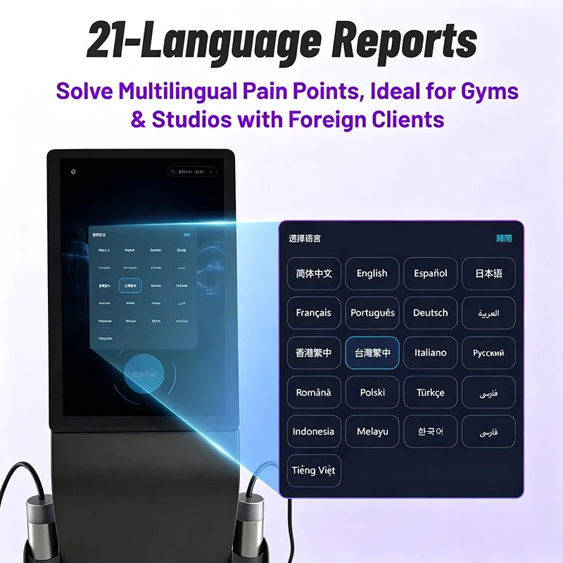 3D Body Composition Analyzer and Weight Scale