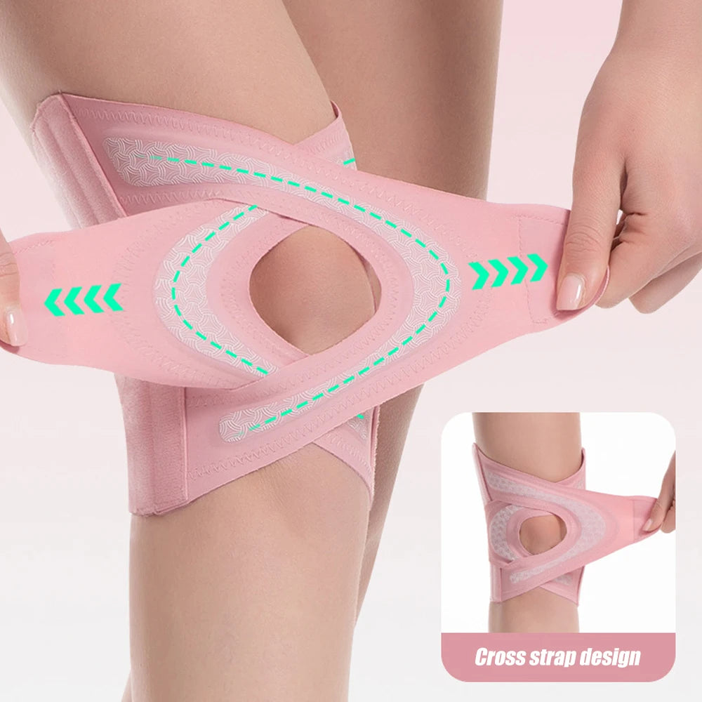 Knit Knee Support Sleeve for Sports