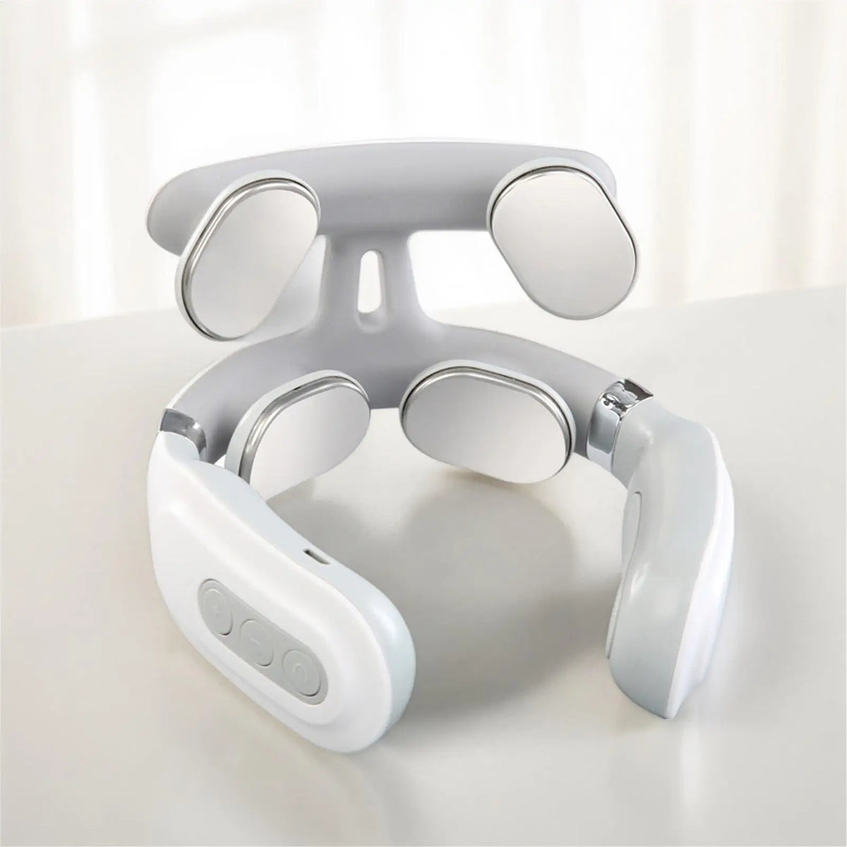 4-Head Neck Massager, USB Rechargeable with Heat