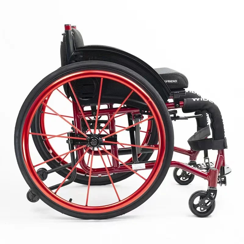 Foldable 24-Inch Manual Wheelchair