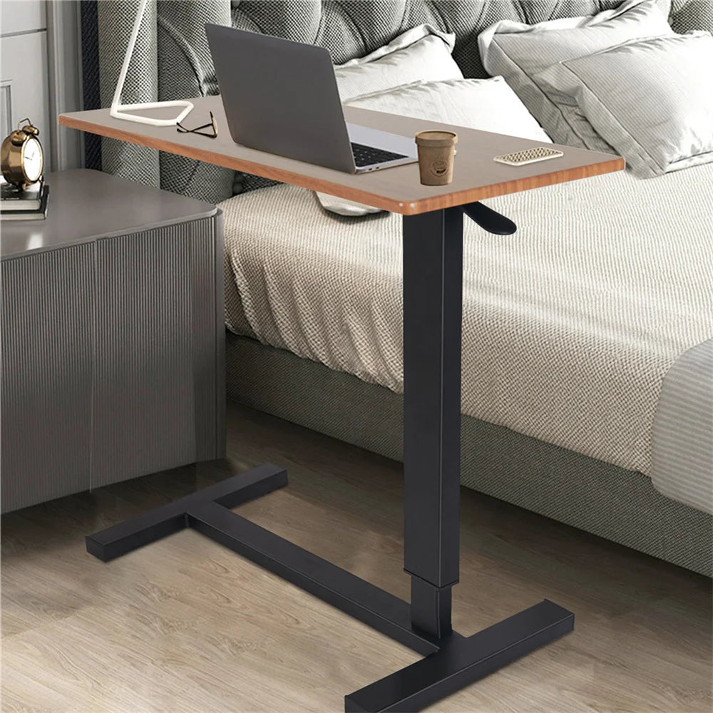 Rolling Height-Adjustable Overbed Table