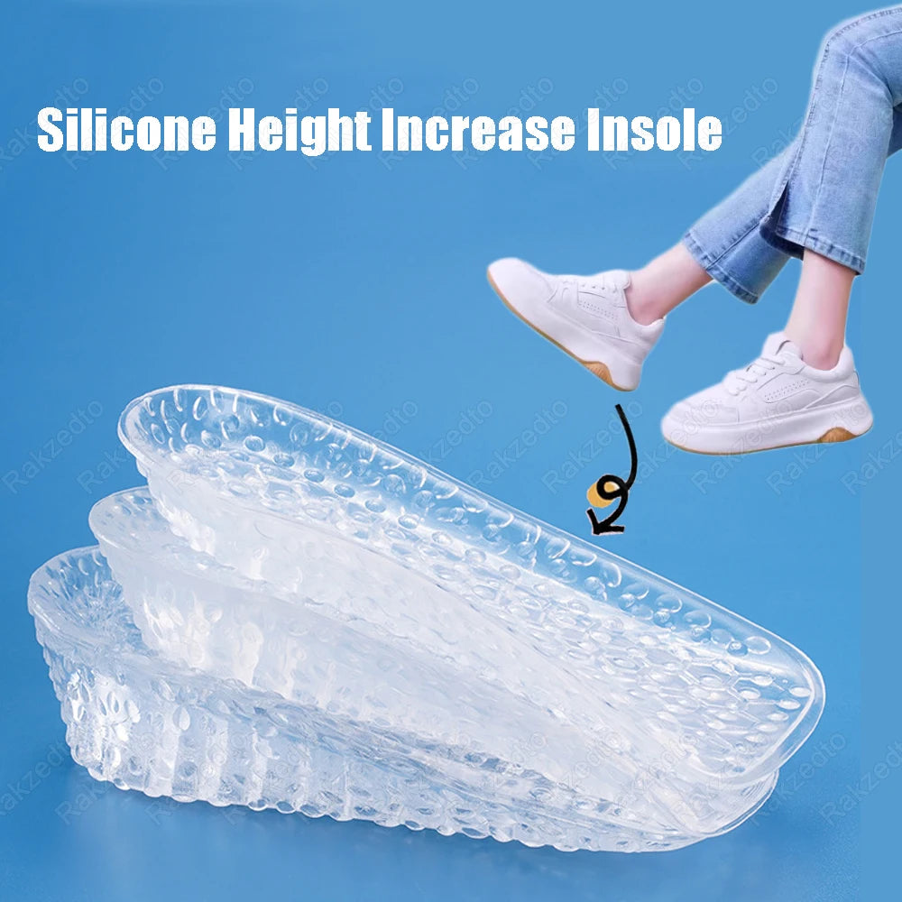 Silicone Heel Lift Insoles with Arch Support