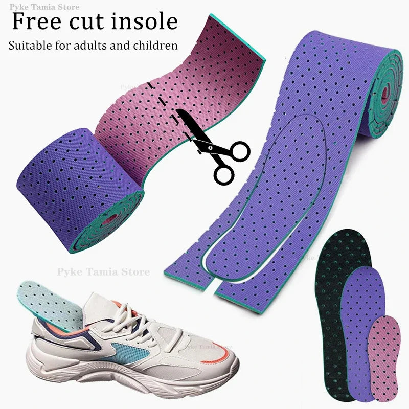 Cuttable Memory Foam Insoles for Adults and Kids