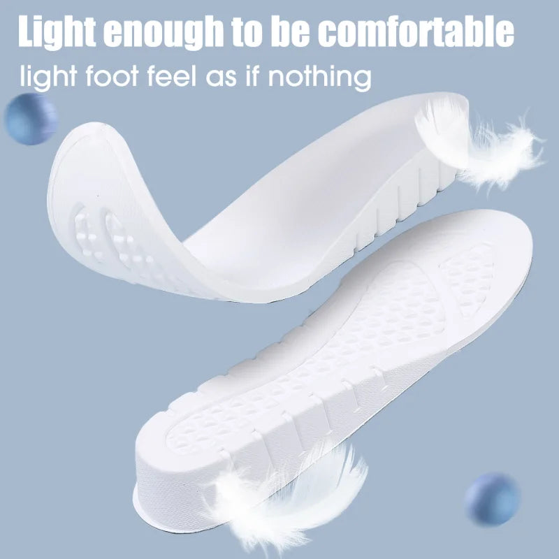 Invisible Height Lift Insoles with Arch Support