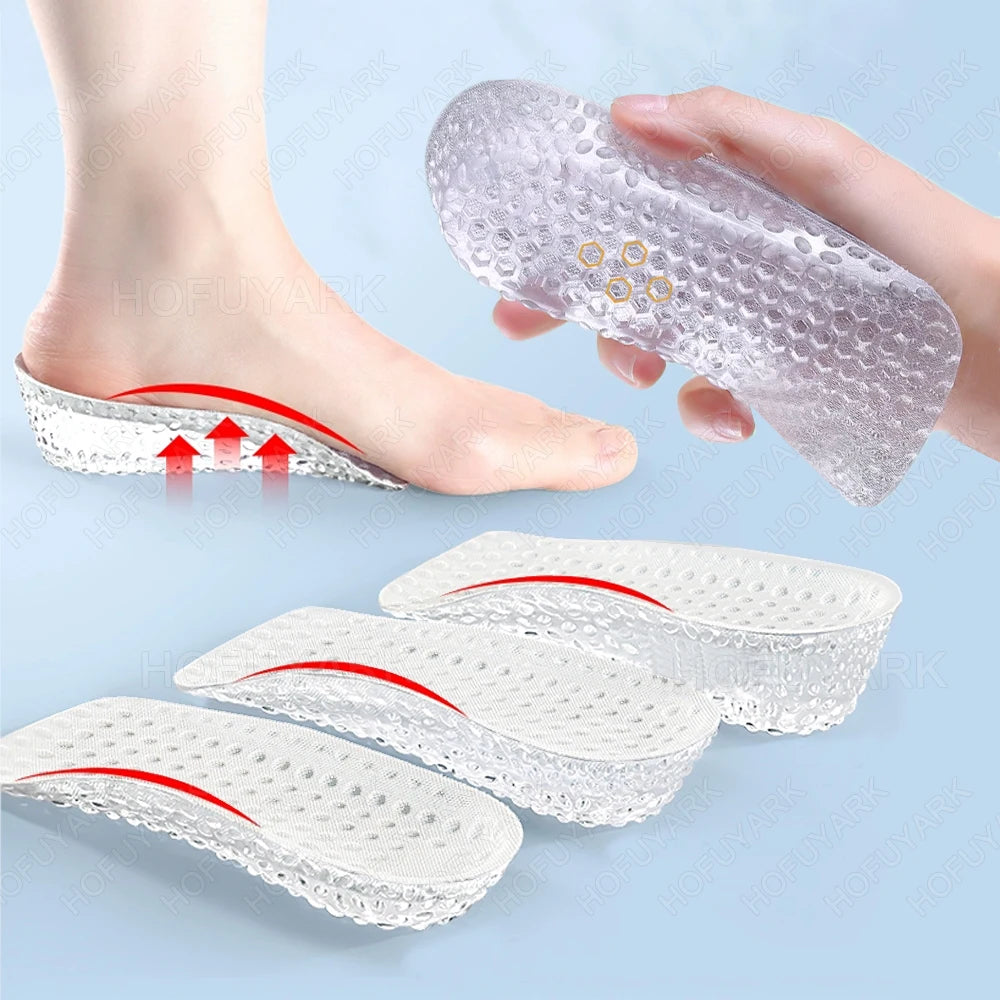 Silicone Heel Lift Insoles with Arch Support