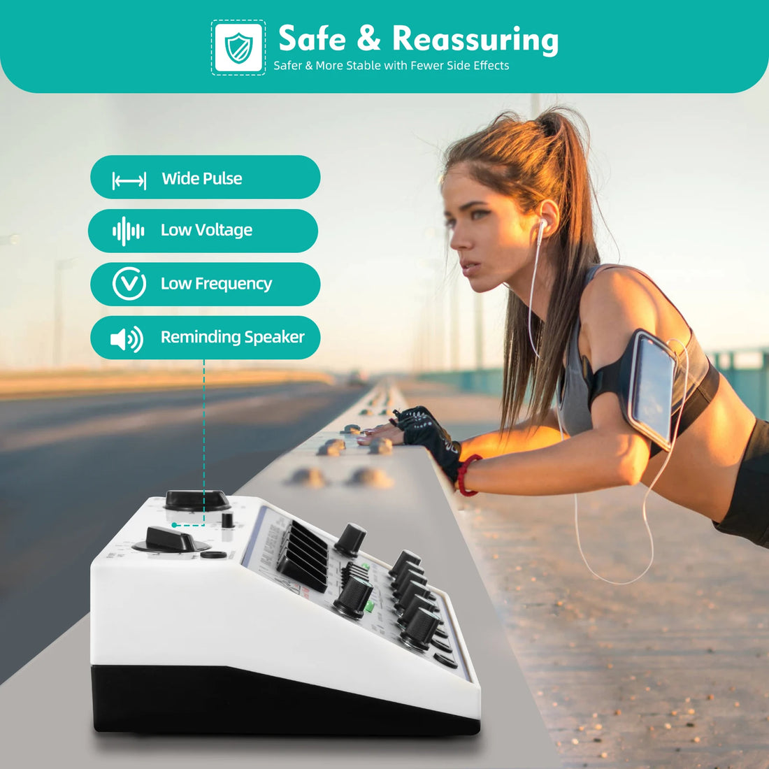 Six-Channel Electric Stimulator with Timer
