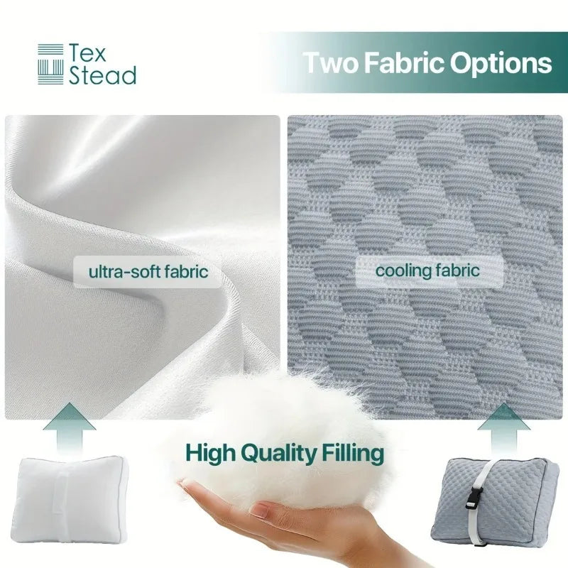 Knee Pillow with Adjustable Strap and Washable Cover