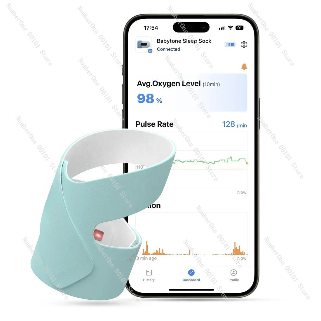 Medwell Wearable Foot Pulse Oximeter for Children