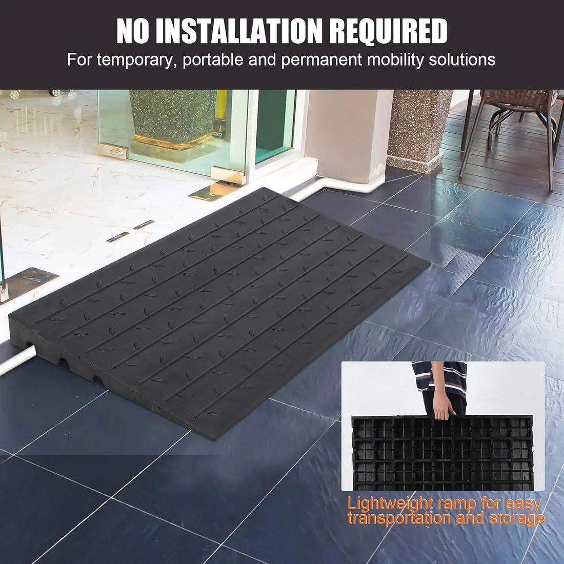 Curb Ramp for Wheelchairs and Mobility Scooters