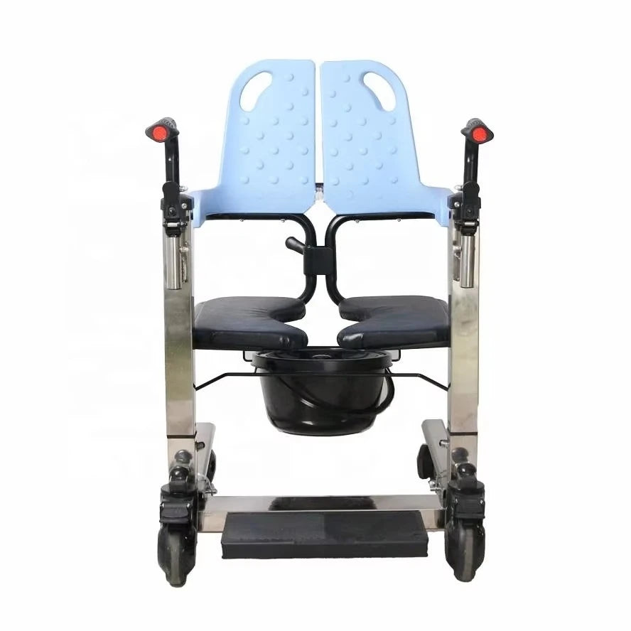 Electric Patient Transfer Chair for Bathroom Use