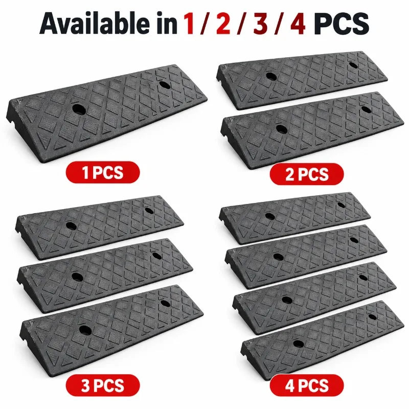 30mm Plastic Non-Slip Kerb Ramp for Wheelchairs